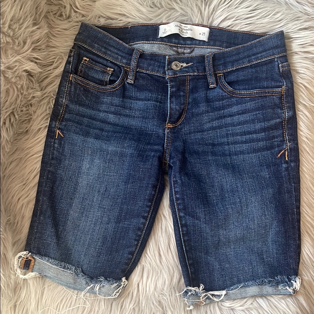 Abercrombie & Fitch Blue Jeans Distressed Casual Style